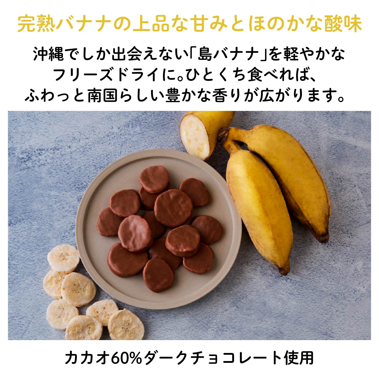 【沖縄産】島バナナチョコレート