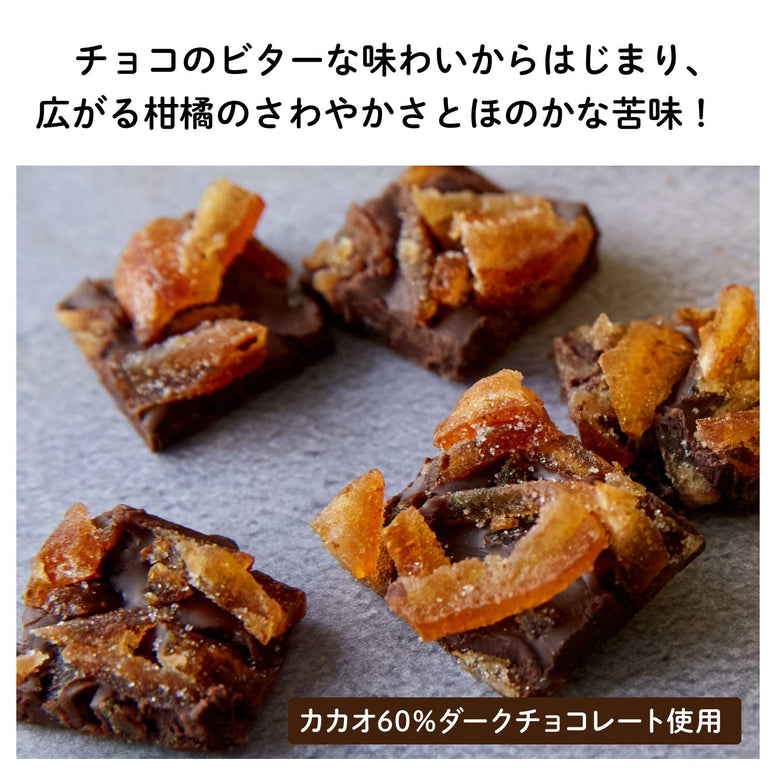 賞味期限10月29日【愛媛産】河内晩柑(ばんかん)ピールチョコレート