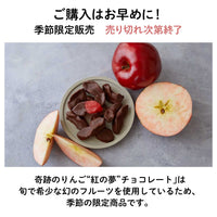 【岩手産】奇跡のりんご”紅の夢”アップルチョコレート