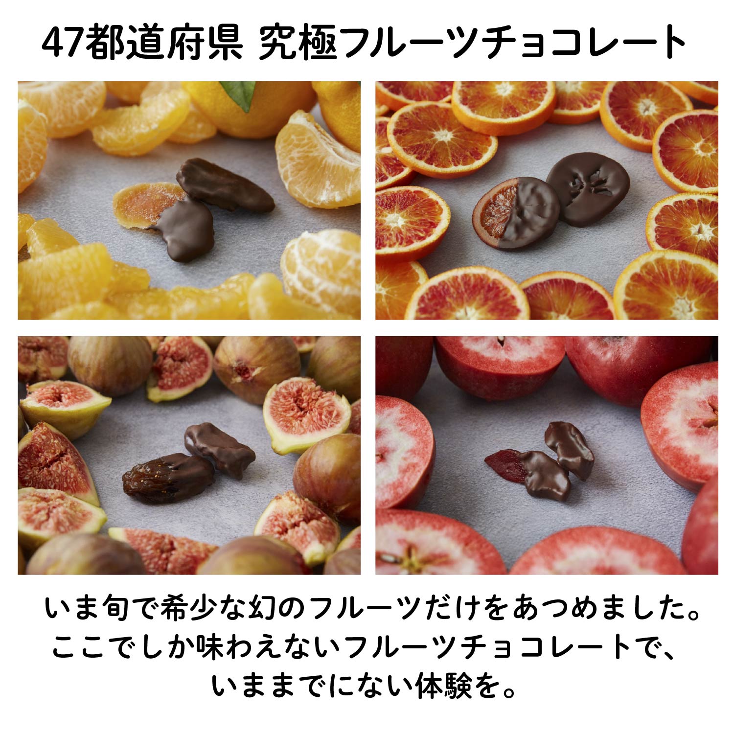 バニラ香る いちじくフルーツチョコレート