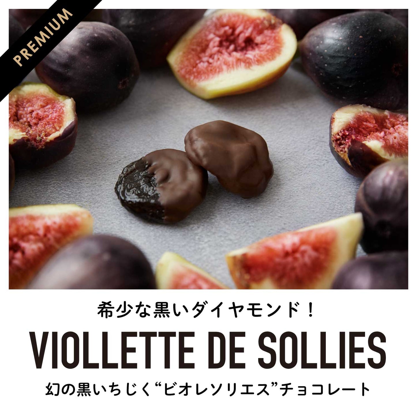 幻の黒いちじく"ビオレソリエス"フルーツチョコレート