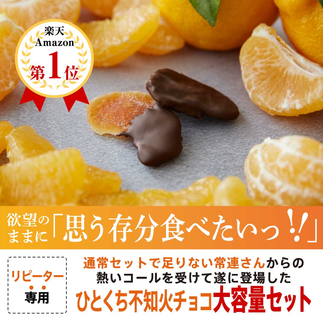 【1,000円おトク】不知火フルーツチョコレート10個セット｜送料無料・リピーター専用セット